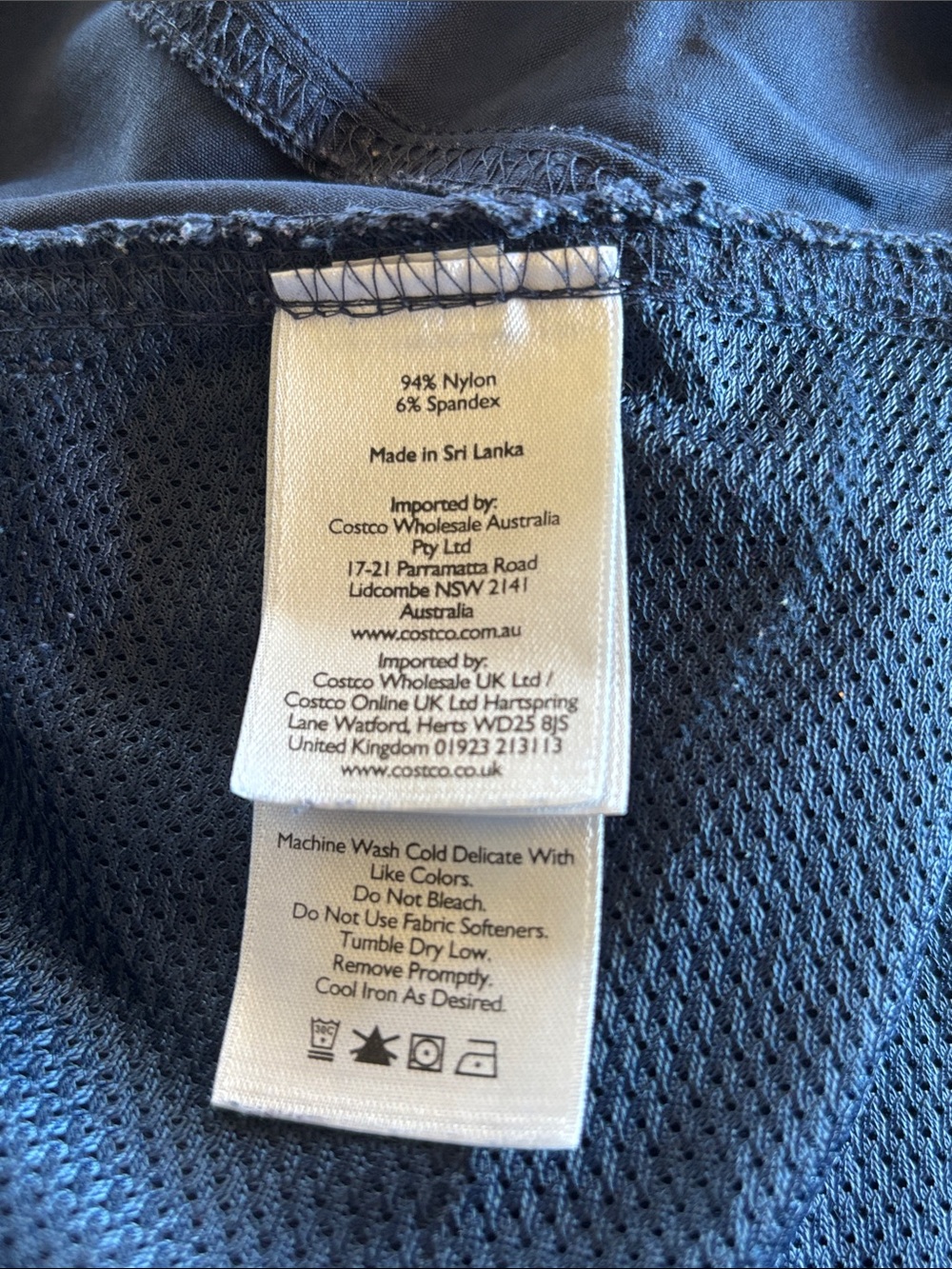 Eddie Bauer Stretch Blue Capri Pants Size 10 - Picture 4 of 5